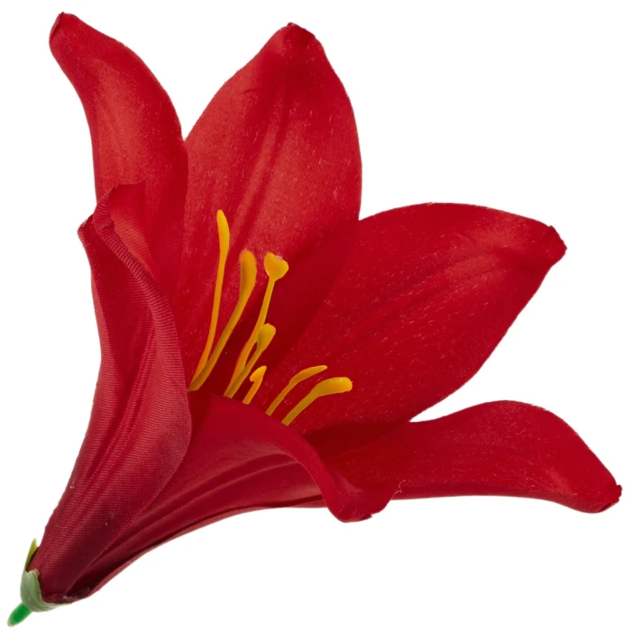 [68b276020] Główka kwiatowa lilia 16cm czerwona