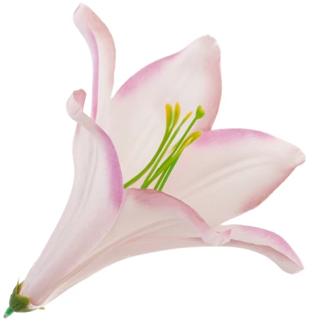 [68b276032] Główka kwiatowa lilia 16cm bladoróżowa