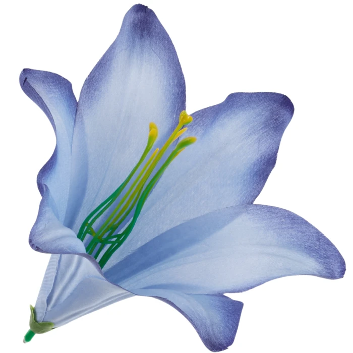 [68b276039] Główka kwiatowa lilia 16cm błękitna