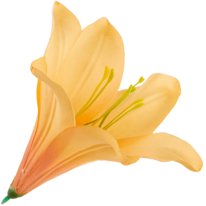 [68b276040] Główka kwiatowa lilia 16cm miodowa