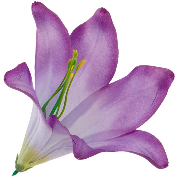 [68b276044] Główka kwiatowa lilia 16cm fioletowa cieniowana