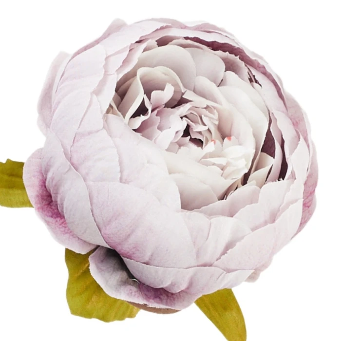 [wb3921] Główka kwiatowa peonia 9cm pudrowy fiolet