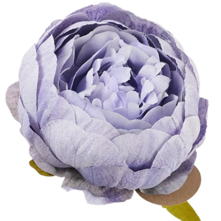 [wb3931] Główka kwiatowa peonia 9cm jasnofioletowa