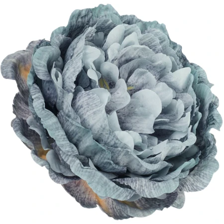 [68b3542a] Główka kwiatowa peonia 15cm dżinsowa