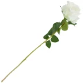 [68b5902] Róża na gałązce 59cm ecru