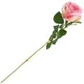 [68b5913] Róża na gałązce 59cm różowa