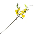 [68tm2501] Gałązka dekoracyjna cytryny 79cm