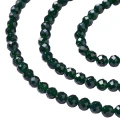 [240006] Kamień syntetyczny goldstone zielony fasetowany 3mm 10szt