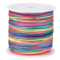 [73858] Sznurek nylonowy jubilerski 0,8mm kolorowy 45m