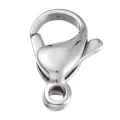 [31501] Karabińczyk ze stali nierdzewnej srebrny 13mm