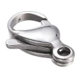 [31501] Karabińczyk ze stali nierdzewnej srebrny 13mm