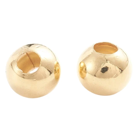 [27105] Koralik ze stali nierdzewnej złoty 5x4,5mm 10szt