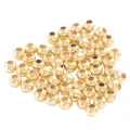 [27160] Koralik ze stali nierdzewnej złoty 2,4x2mm 10szt