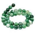 [240209] Kamień naturalny agat 8mm zielony