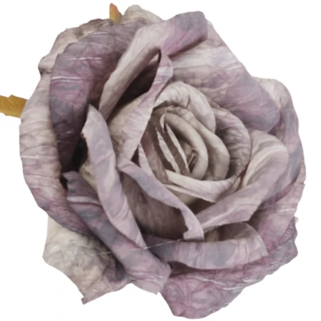 [68b13013] Róża główka wyrobowa 11cm fioletowa cieniowana