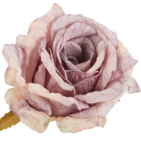 [68b13311] Róża główka wyrobowa 12cm jagodowo-beżowa