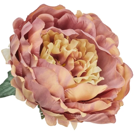 [68b8002] Główka kwiatowa peonia 13cm różowo-brzoskwiniowa