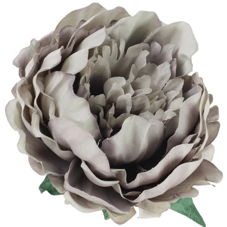 [68b8005] Główka kwiatowa peonia 14cm popielato-fioletowa
