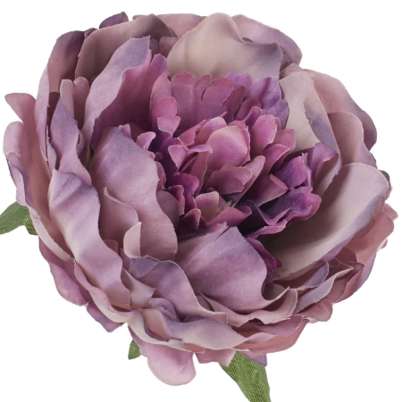 [68b8011] Główka kwiatowa peonia 14cm fioletowo-różowa