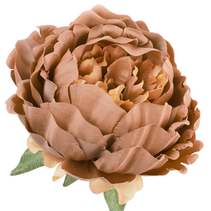 [68b8015] Główka kwiatowa peonia 14cm róż indyjski