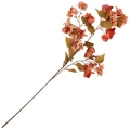 [68al14206] Gałązka jesienna bugenwilla 95cm pomarańczowo- czerwona