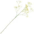 [68al8608] Gałązka kwiatowa gipsówka żółta 63cm