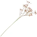 [68al8617] Gałązka kwiatowa gipsówka brązowa 63cm