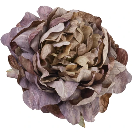[68b13513] Główka kwiatowa peonia 14cm fioletowo-śliwkowa