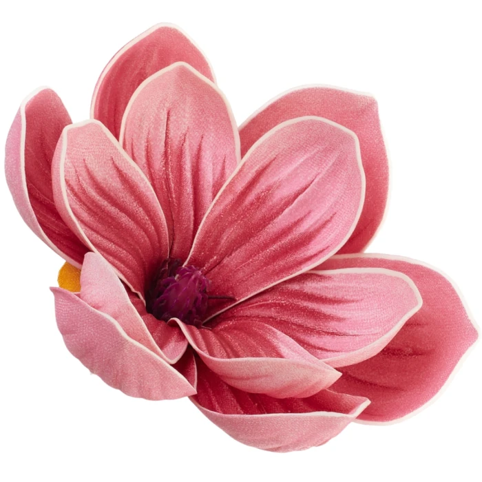 [68b9905] Główka kwiatowa magnolia piankowa 12cm różowa