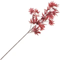 [68al14902] Gałązka jesienna klon palmowy 112cm czerwono- bordowy