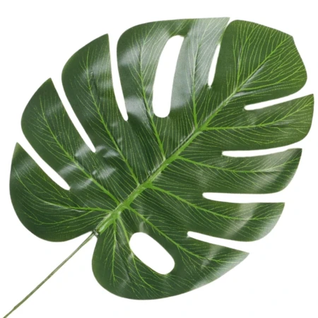 [68s75701] Liść dekoracyjny monstera zielony 40cm