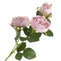 [68a10807] Potrójna gałązka peonii jasnoróżowa 65cm