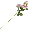 [68a10807] Potrójna gałązka peonii jasnoróżowa 65cm