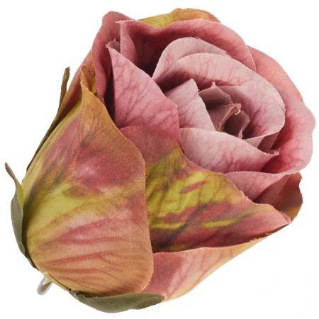 [68b100053] Róża główka pączek 6cm ciemnoróżowa