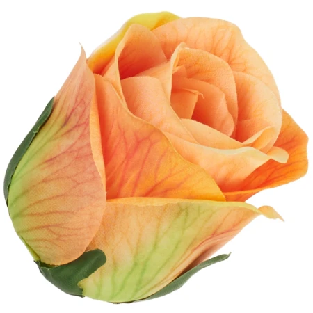 [68b100064] Róża główka pączek 6cm pomarańczowa