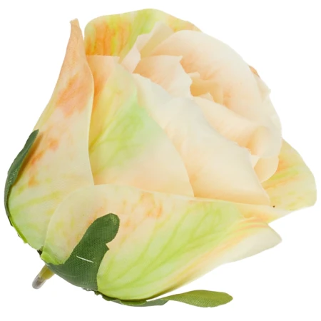 [68b100070] Róża główka pączek 6cm jasnomorelowa
