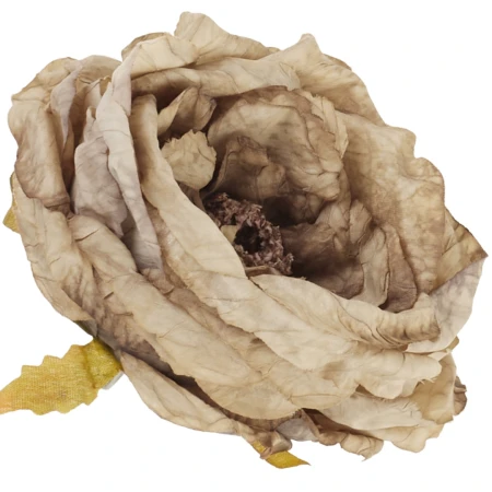 [68b12605] Główka kwiatowa peonia 9cm cappuccino