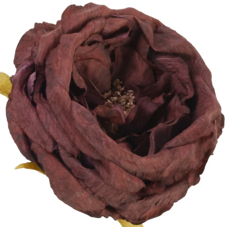 [68b12608] Główka kwiatowa peonia 9cm burgundowa