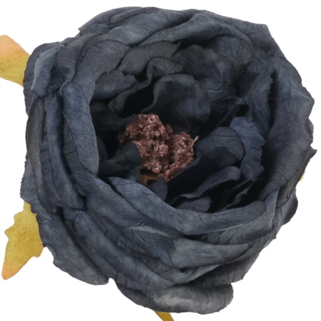 [68b12609] Główka kwiatowa peonia 9cm atramentowy niebieski