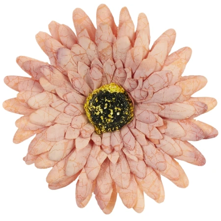 [68b7511] Główka kwiatowa gerbera 12cm jasnomiedziana