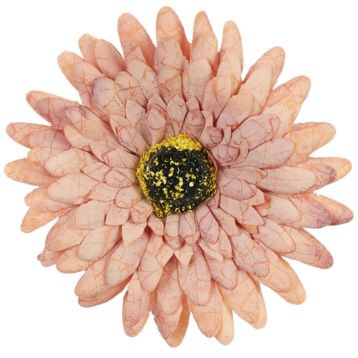 [68b7511] Główka kwiatowa gerbera 12cm beżowa
