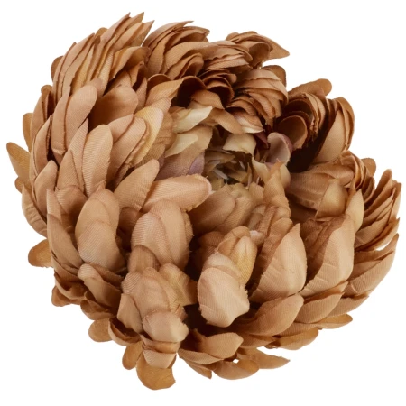 [68d02043] Chryzantema główka pełna 14cm karmelowa