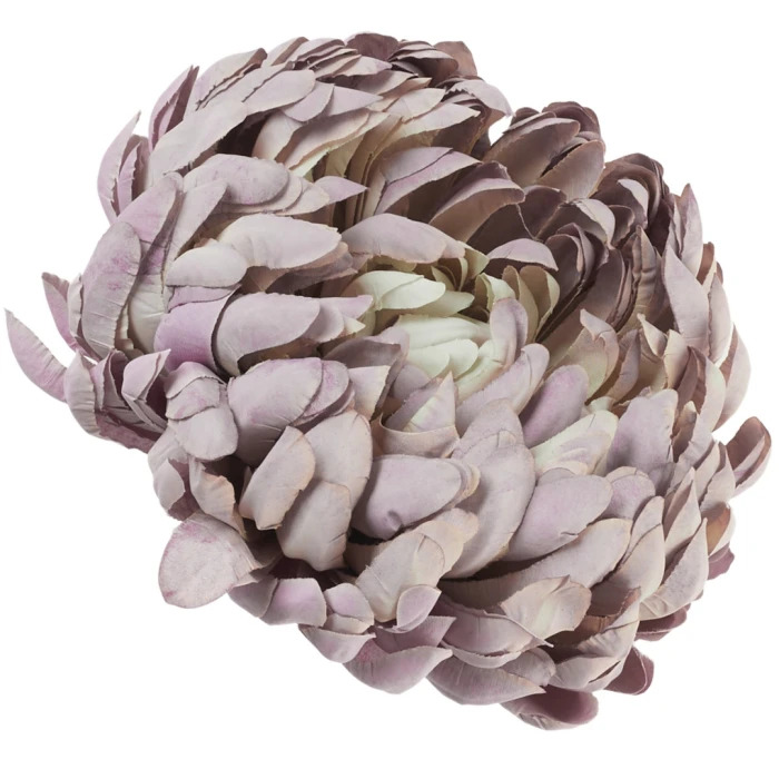 [68d7321] Chryzantema główka pełna duża 19cm szaro- zielona
