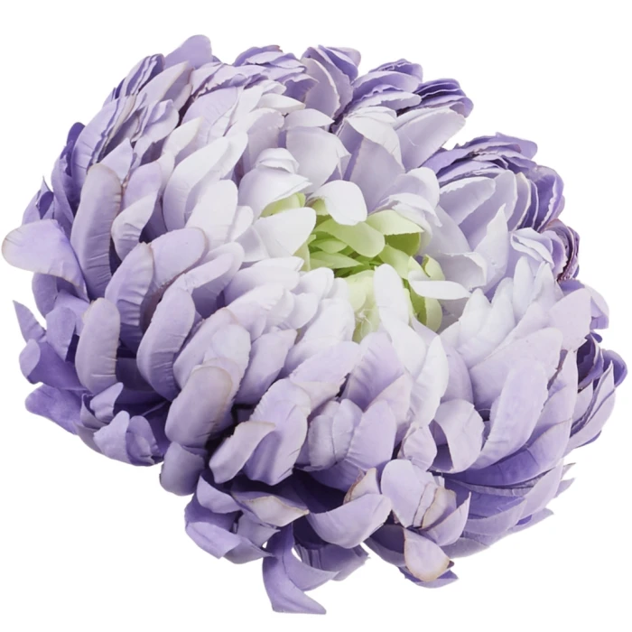 [68d7387] Chryzantema główka pełna duża 19cm fioletowo- zielona