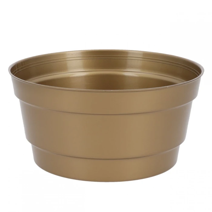 [60473] Misa plastikowa okrągła złota 16cm