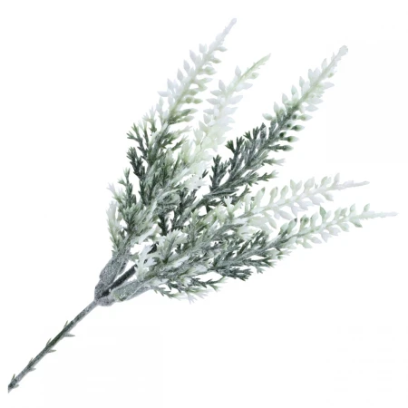 [68kr2162b] Gałązka wrzosu biała 27cm