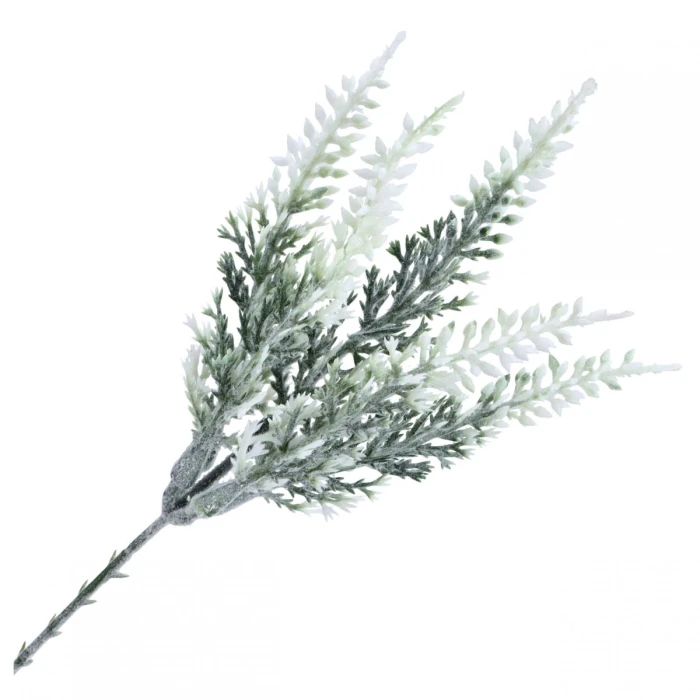 [68kr2162b] Gałązka wrzosu biała 25cm