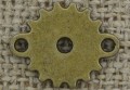 [112133] Element ozdobny, łącznik steampunk tryb w kolorze brązu 15mm