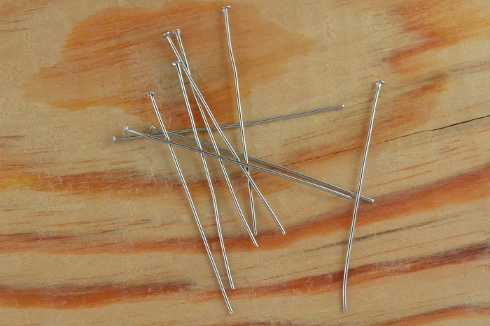 [30904] Szpilki biżuteryjne srebrne 50mm 50 sztuk