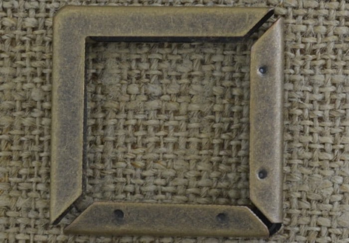 [k0522] Narożnik do książki brąz 30*30mm